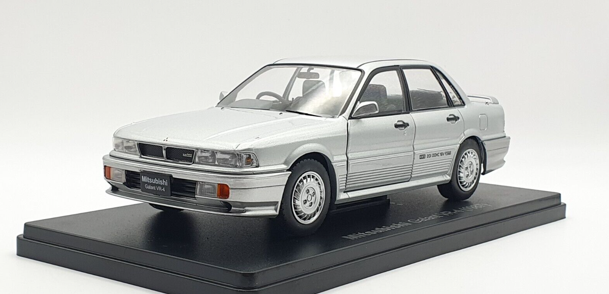 1/24 Hachette 1987 MITSUBISHI GALANT VR-4 SILVER diecast car model