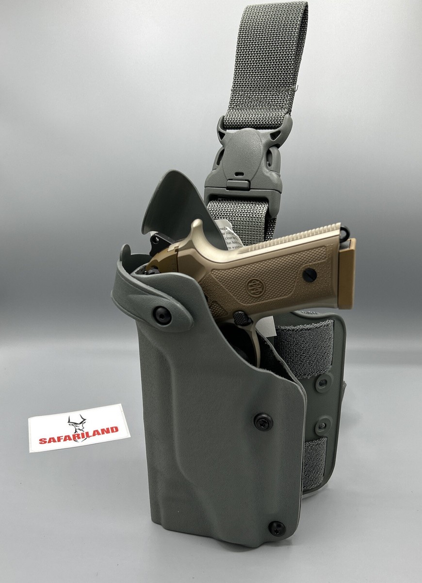 Safariland 6005 Beretta 92, 92FS, m9a3,3v Drop Leg Holster Green