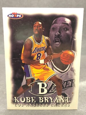 1998-99 NBA Hoops KOBE BRYANT Card No. 1 Crease-Free NM-MT Los