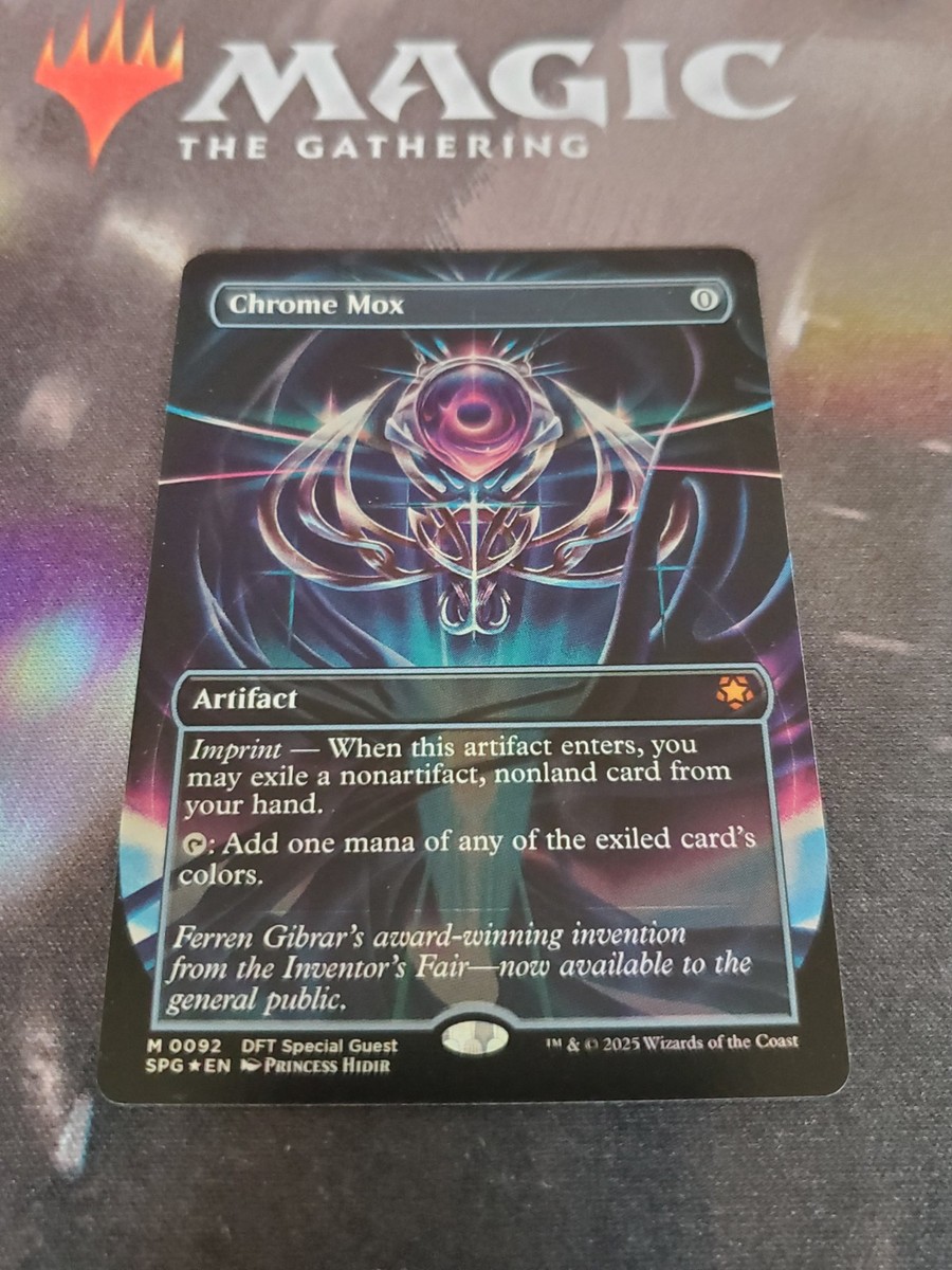 Mtg. Chrome Mox. Foil Borderless. Aetherdrift. Pack Fresh | eBay