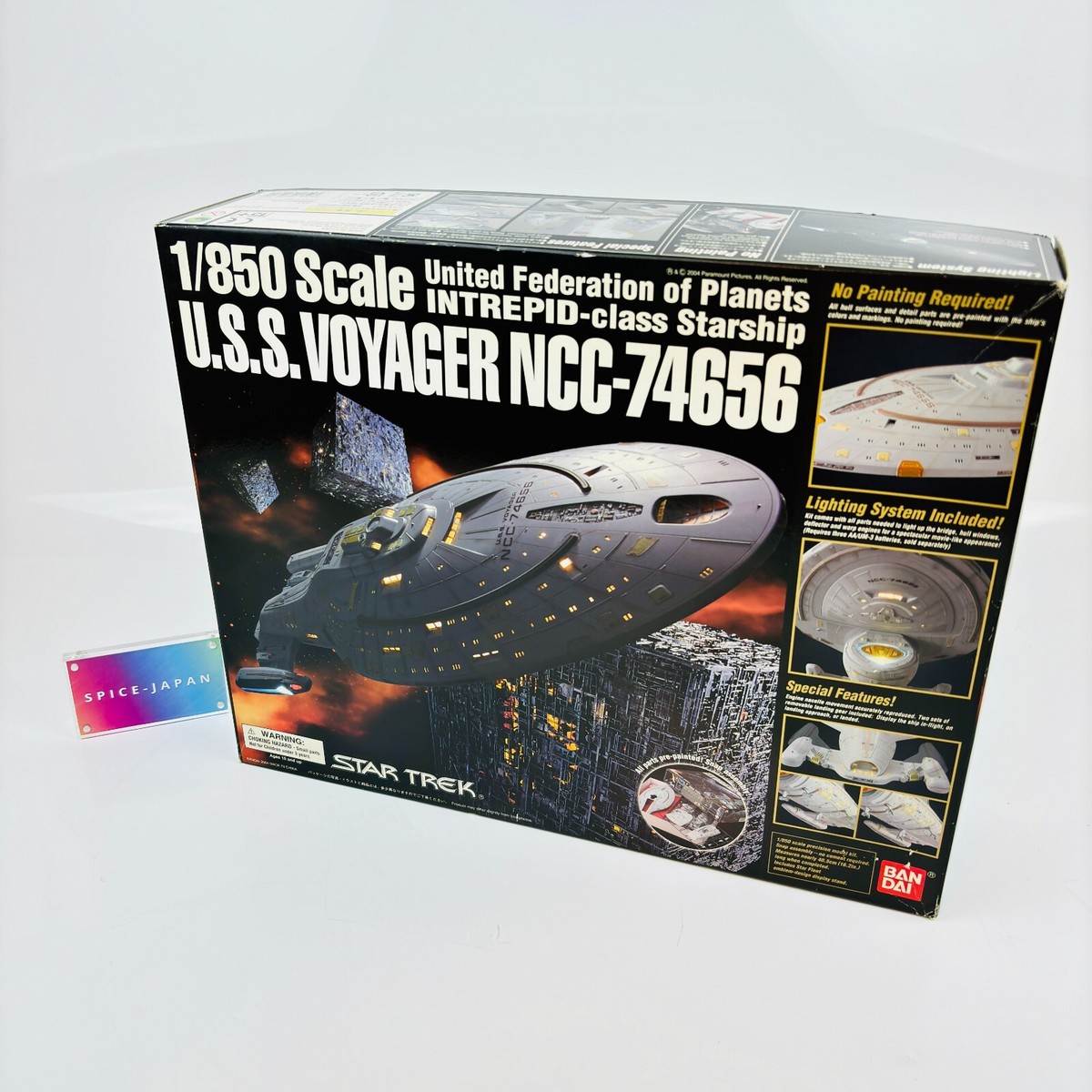 BANDAI Star Trek NCC-74656 U.S.S. VOYAGER 1:850 1/850 Scale Model