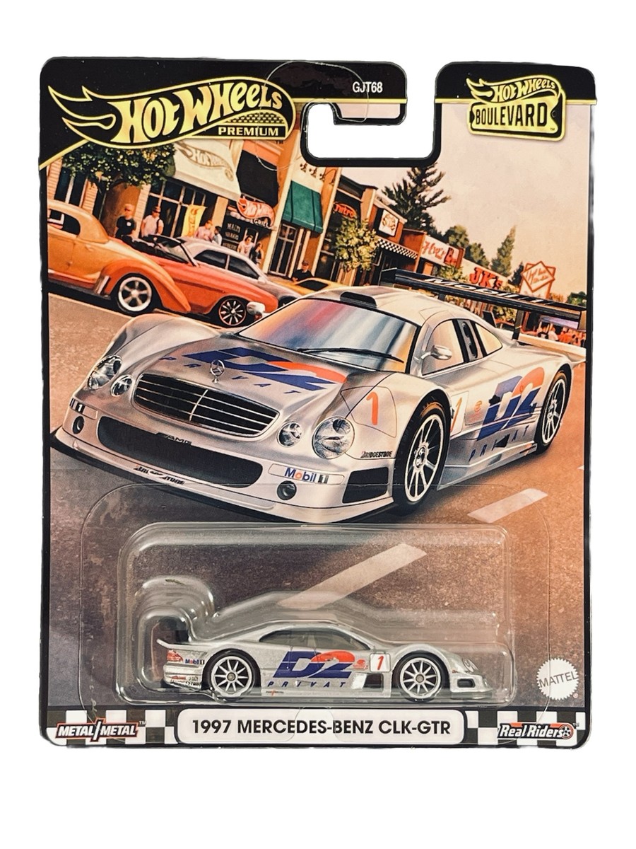 Rare 2024 Hot Wheels Premium Boulevard 1997 Mercedes-Benz CLK-GTR