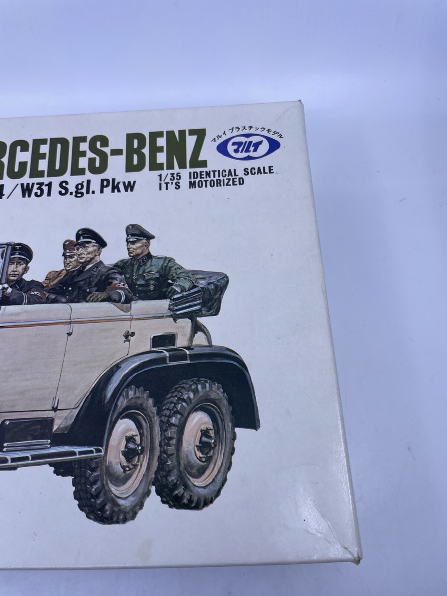 Vintage Zilt Marui 1/35 Mercedes Benz Typ G4 Model Kit Motorized