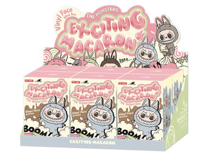 Pop Mart Labubu The Monsters: Exciting Macaron [Sealed Case of 6