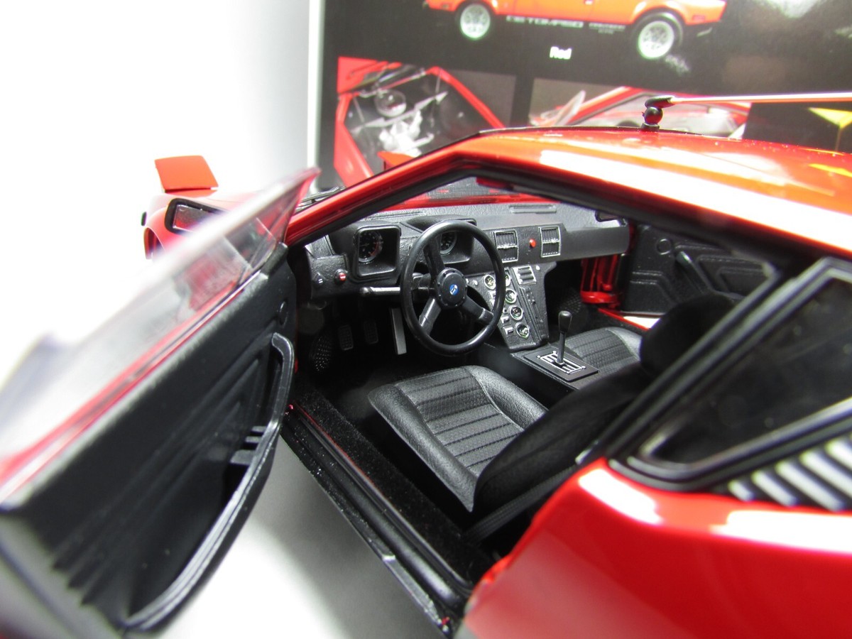 1 18 Kyosho 08852r De Tomaso Pantera GTS Diecast Model Car Red for