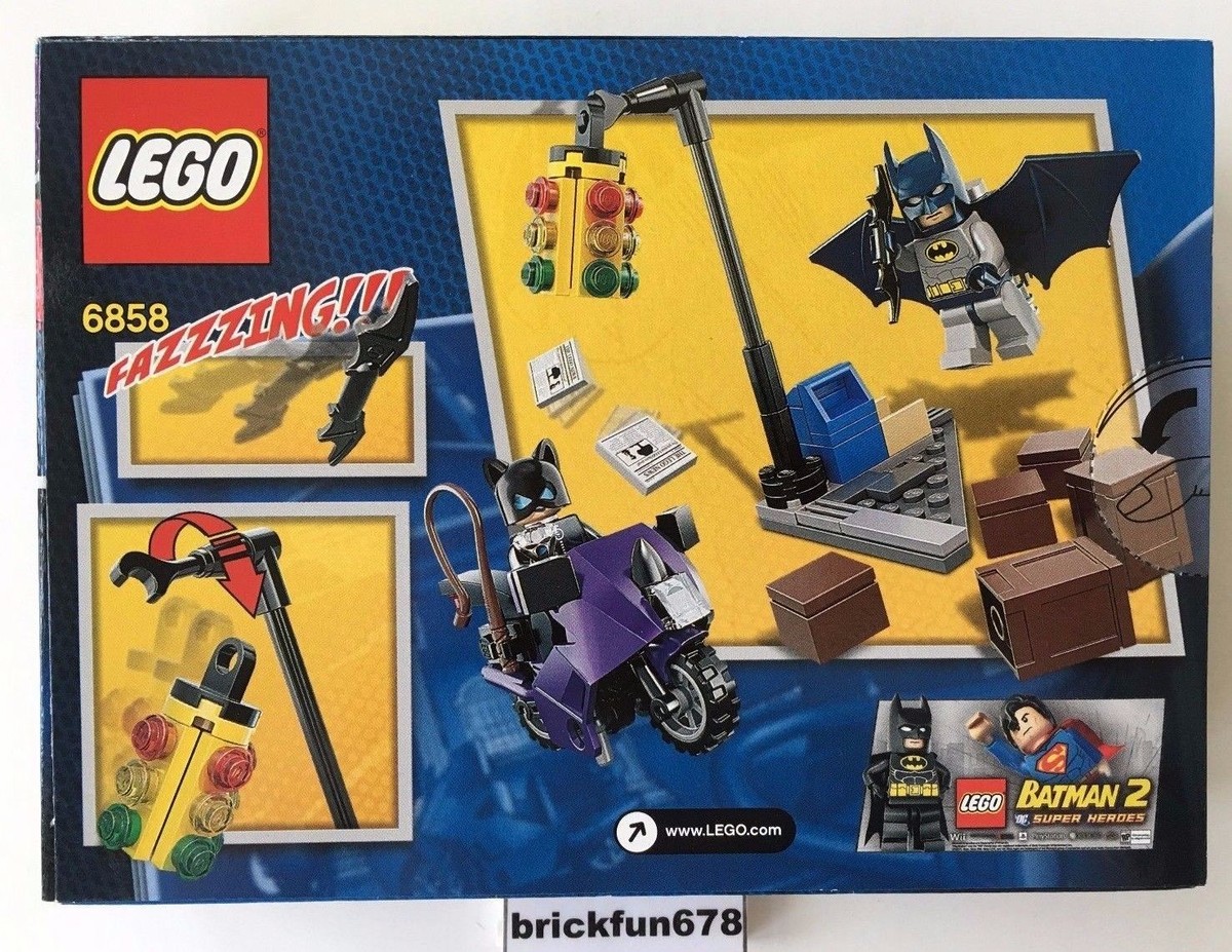 Lego Superheroes 6858 Catwoman Catcycle Chase set New In Factory