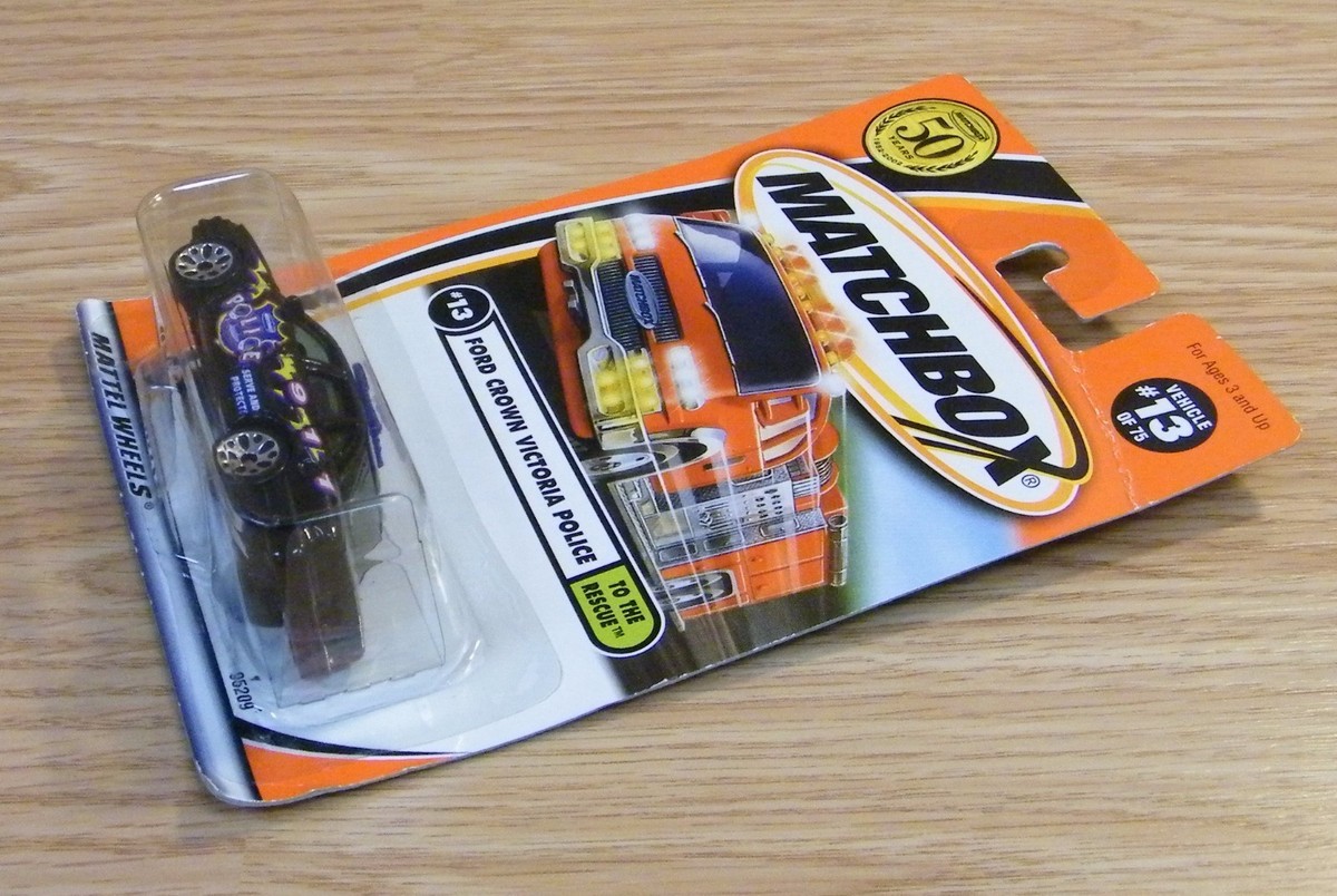 Genuine Matchbox (95209) Ford Crown Victoria Police #13 To the
