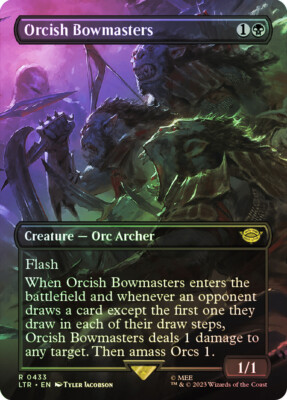 MTG FOIL Orcish Bowmasters - The Lord of the Rings #433 | eBay
