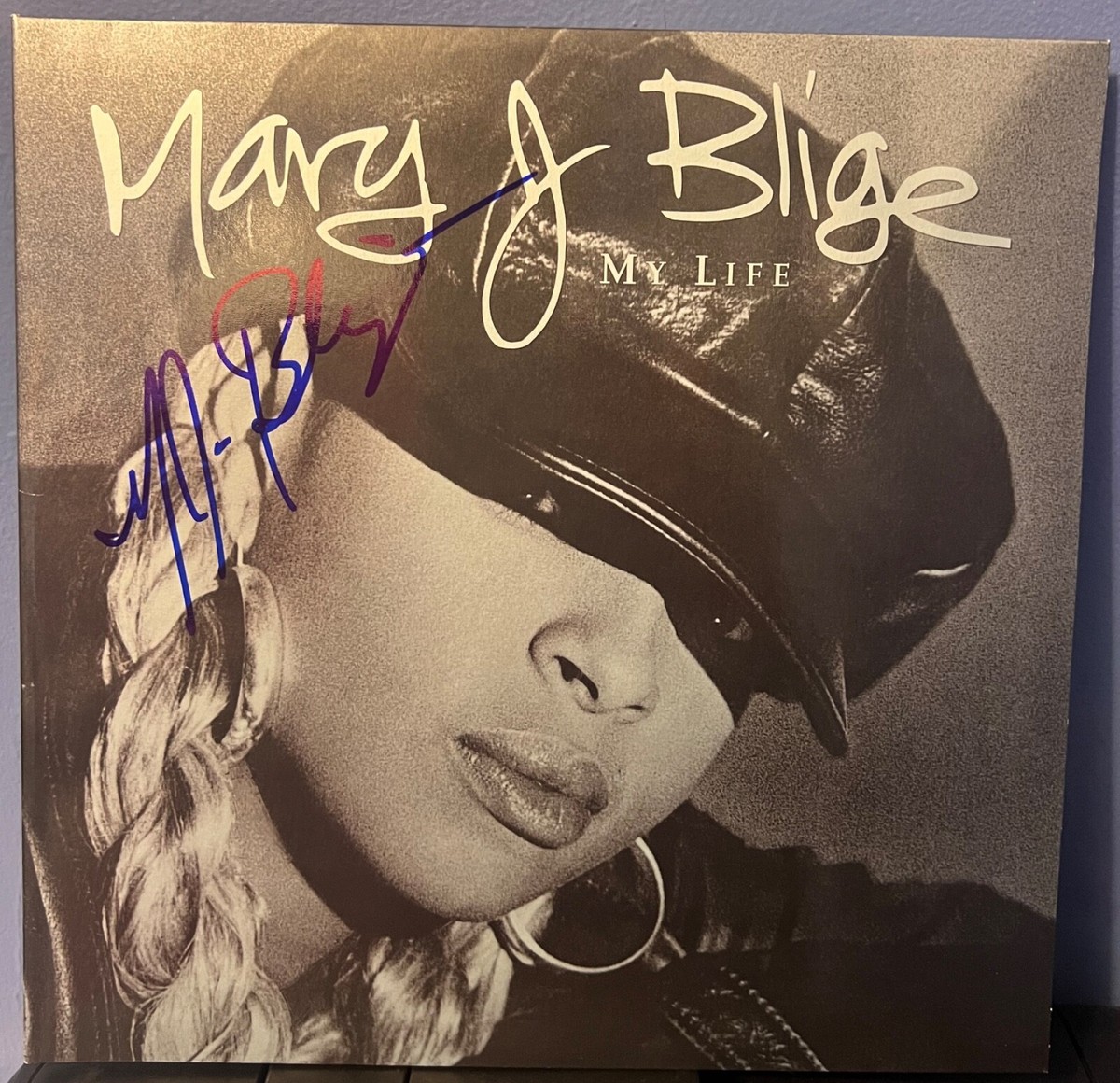 Mary J. Blige signed My Life 12