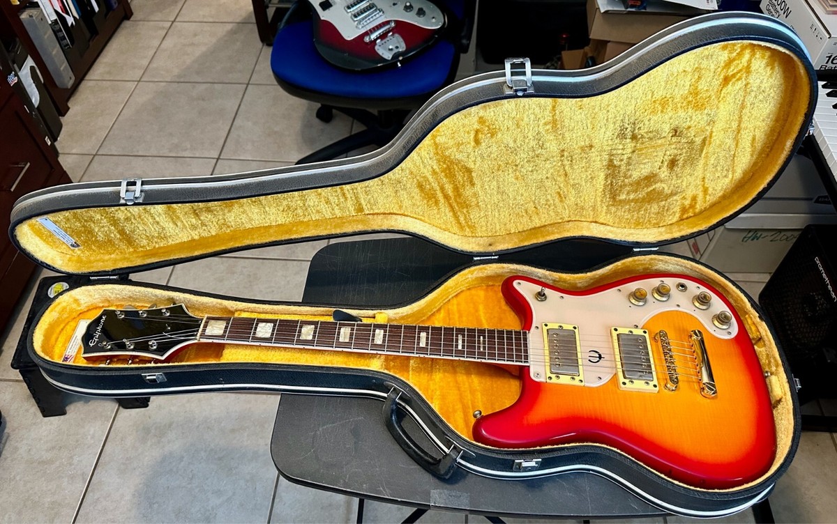 1970 Epiphone WILSHIRE Flame Thru Body! | eBay