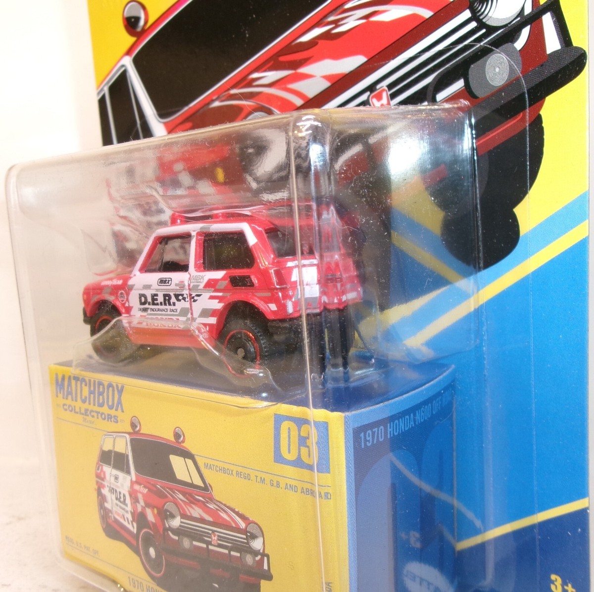 2025 MATCHBOX 1:64 MBX COLLECTORS 03/20 RED 1970 HONDA N600 OFF