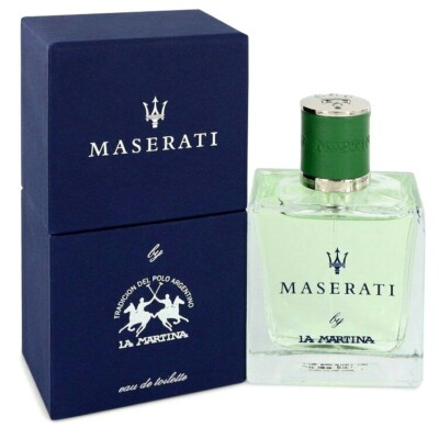 LA MARTINA MASERATI Eau De Toilette SPRAY FOR MEN 3.4 Oz / 100 ml