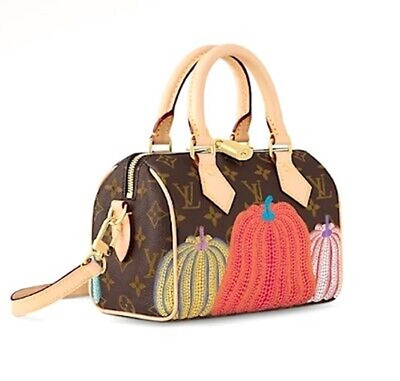 Louis Vuitton YK Speedy 20 Bag M46469 Crossbody Hand Purse Pumpkin