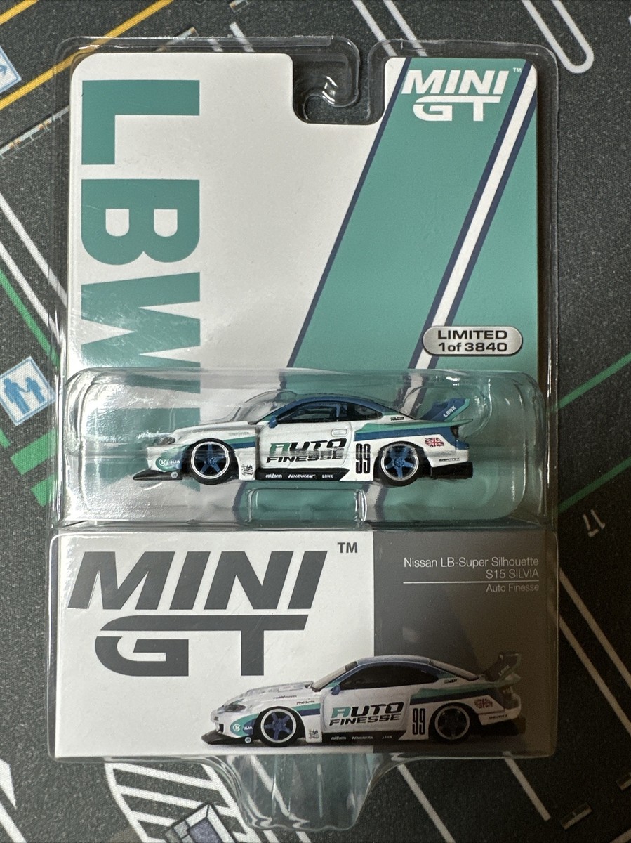 MINI GT 1:64 Liberty Walk Super Silhouette S15 Silvia Auto Finesse