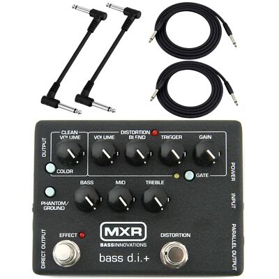 MXR M80 Bass D.I.+ Bass Distortion Pedal with Cables | eBay UK