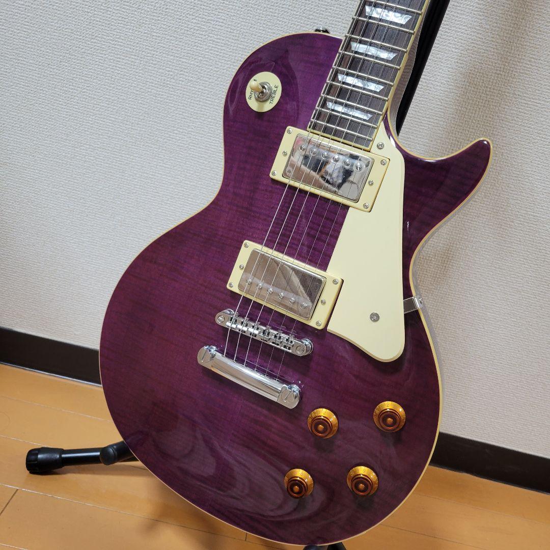 GrassRoots G-LP-50S Les Paul model Electric Guitar Purple Used