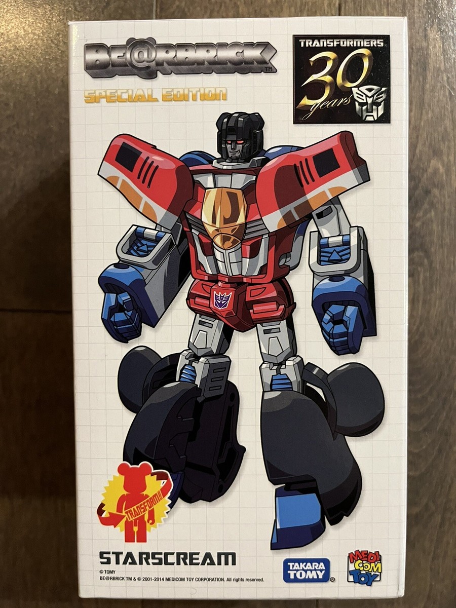Authentic Takara Tomy Transformer G1 BEARBRICK STARSCREAM BE@R