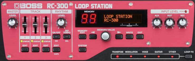 NEW BOSS RC300 LOOPER GUITAR EFFECT PEDAL (W)536mm x (D)231mm x (H