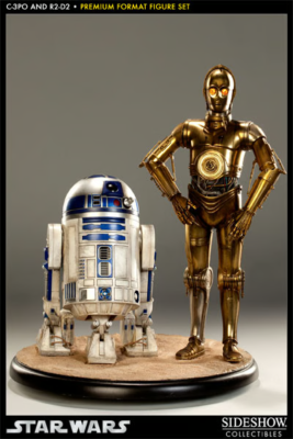 Sideshow C-3PO & R2-D2 Star Wars Premium Format Figure Statue NEW