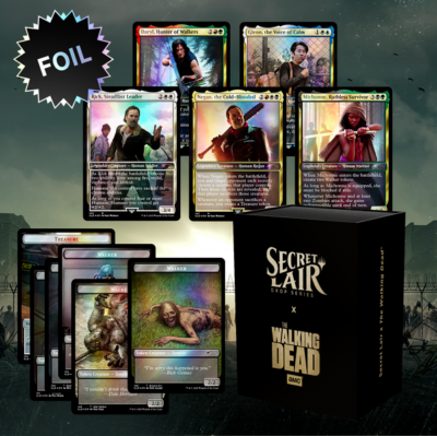 Secret Lair The Walking Dead Foil Brand New Sealed Box Magic the