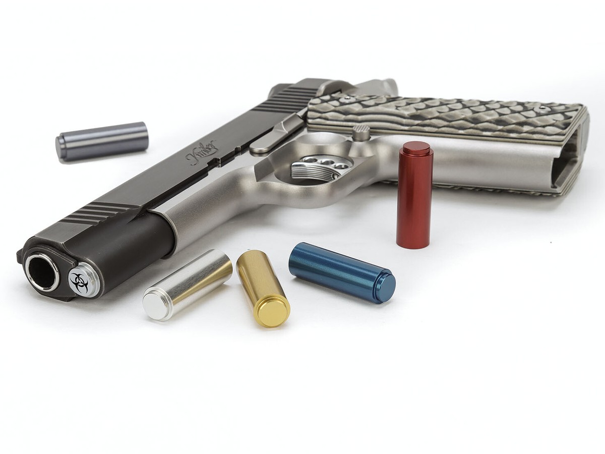 1911 End Cap Recoil Spring Plug Governement Commander & Clones CNC