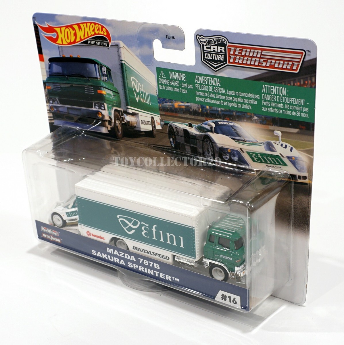 Hot Wheels Mazda 787B & Sakura Sprinter Team Transport Diecast Car