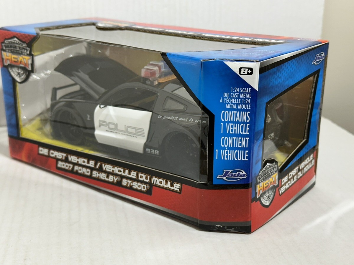 JADA HEAT 2007 SHELBY GT-500 POLICE 1:24 DIECAST MODEL CAR NEW IN