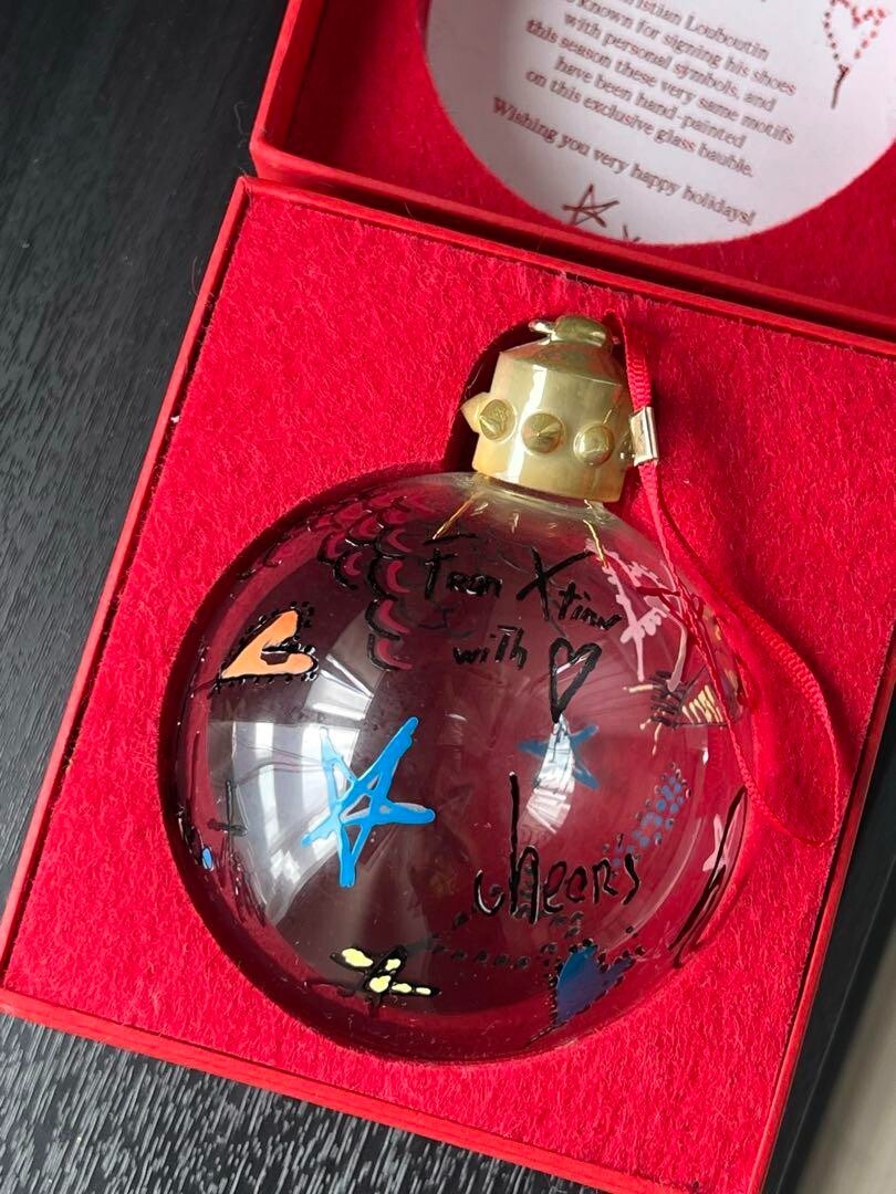 Christian Louboutin Christmas Ornament 2022 Novelty Limited RARE