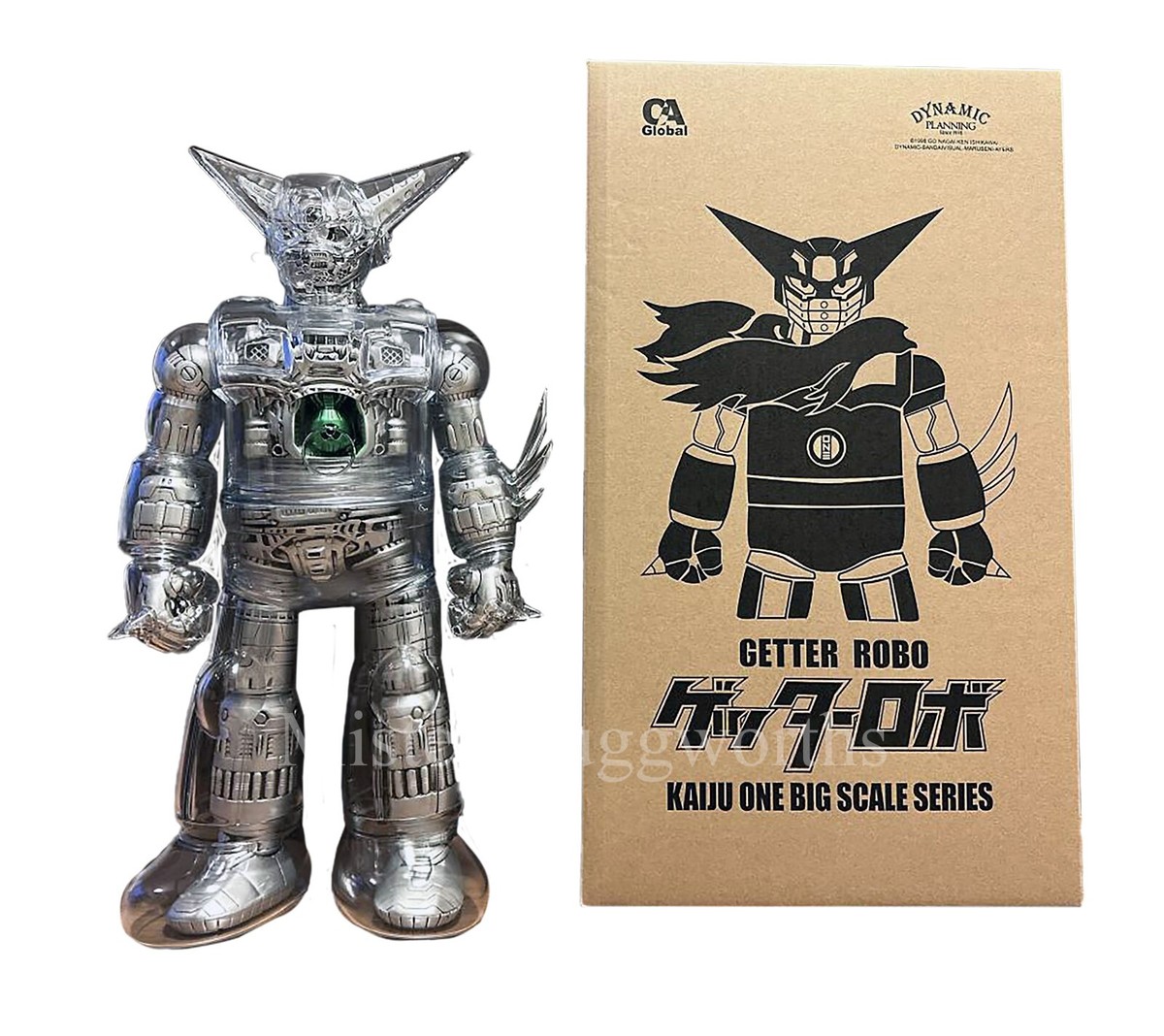 KAIJU ONE Japan 20” Kotetsu Clear BIG SCALE STEEL GETTER 1 ROBO