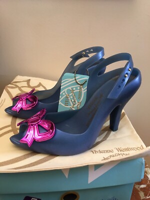 VIVIENNE WESTWOOD x MELISSA 'Lady Dragon II' Aurora Shoes Blue-Hot
