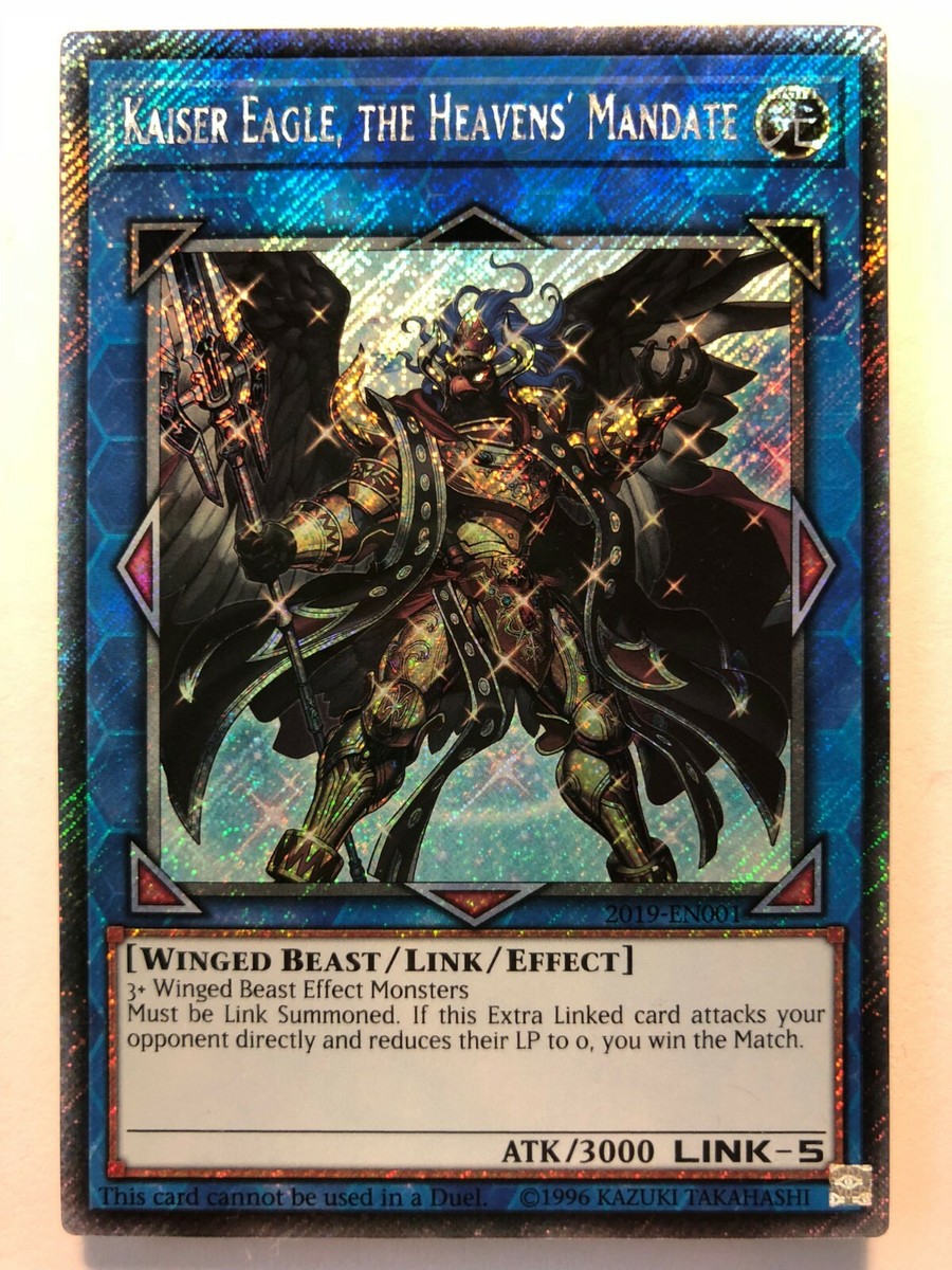 Yugioh Kaiser Eagle, the Heavens' Mandate 2019-EN001 World