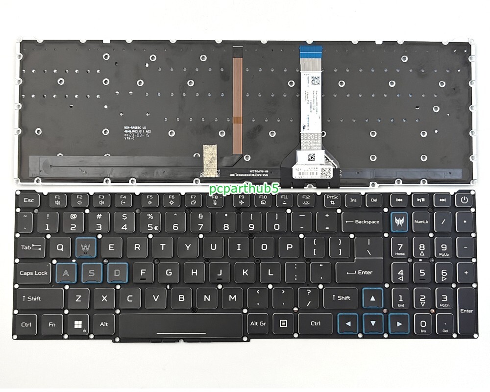 New Acer Predator Helios Neo 16 PHN16-71 N22Q22 Laptop Keyboard US