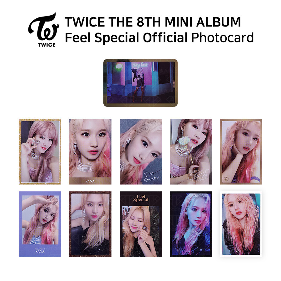 TWICE 8th Mini Album Feel Special Official Photocard SANA KPOP K