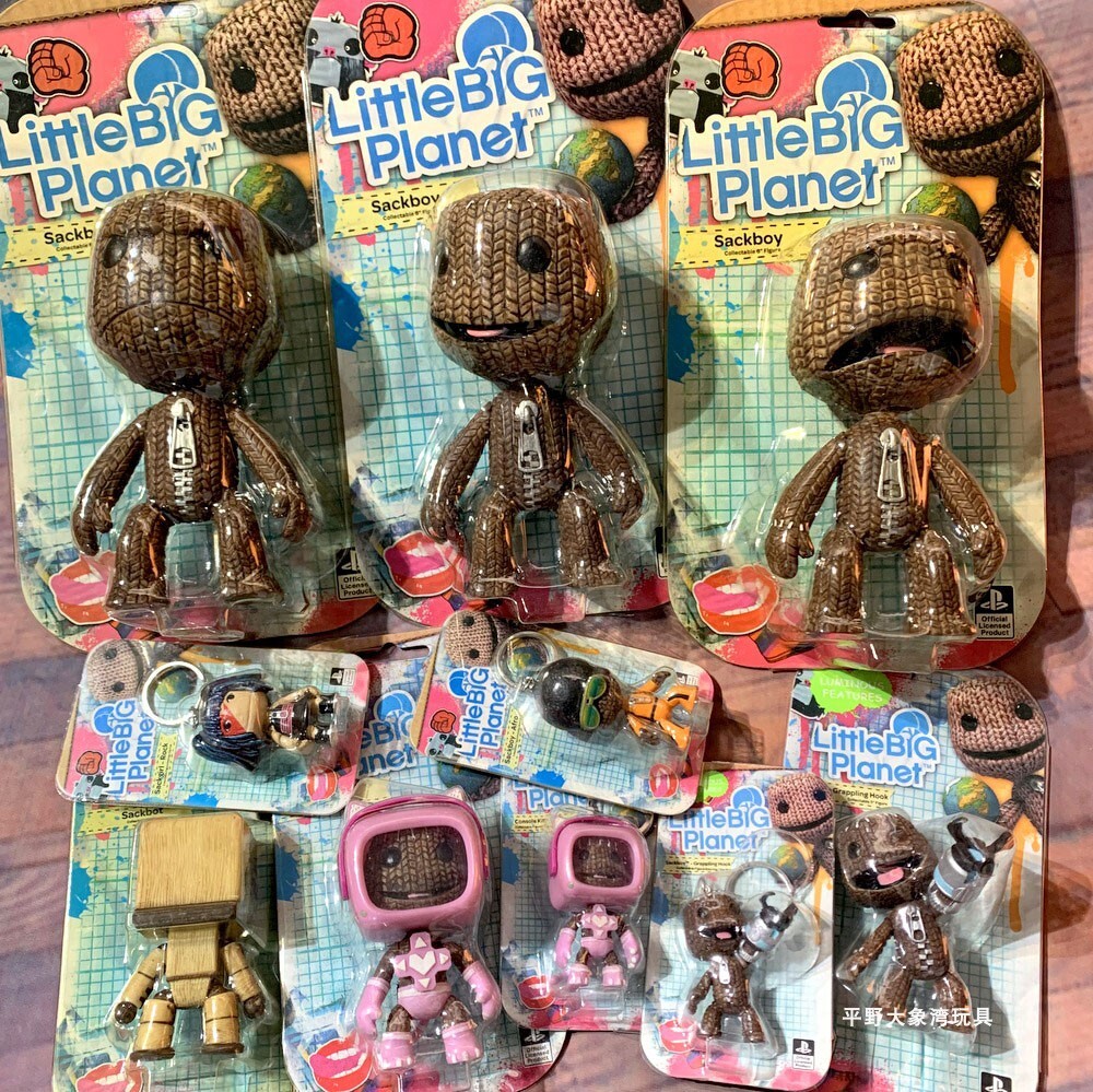 LittleBigPlanet 15 Styles Sackboy Joints Action Figurines Keychain