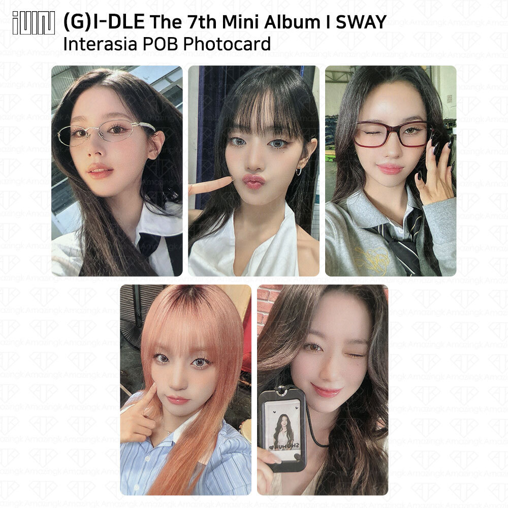 IDLE G-IDLE 7th Mini Album I SWAY POB Photocard SW Withmuu KPOP | eBay