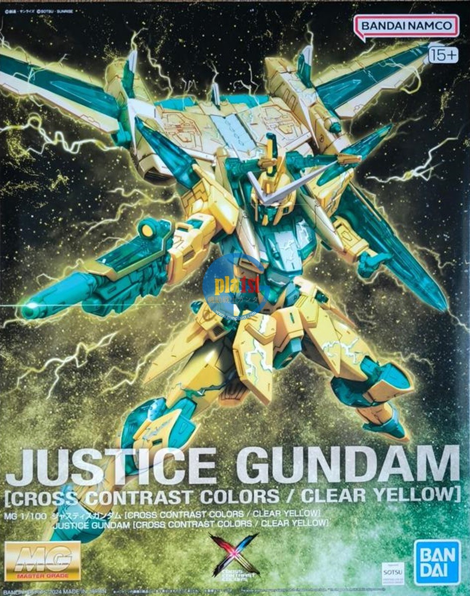 Brand New P-BANDAI MG 1/100 Justice Gundam【Cross Contrast Colors