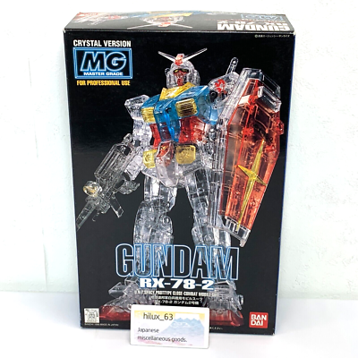 Bandai MG 1/100 RX-78-2 Gundam Crystal Version Mobile Suit Gundam