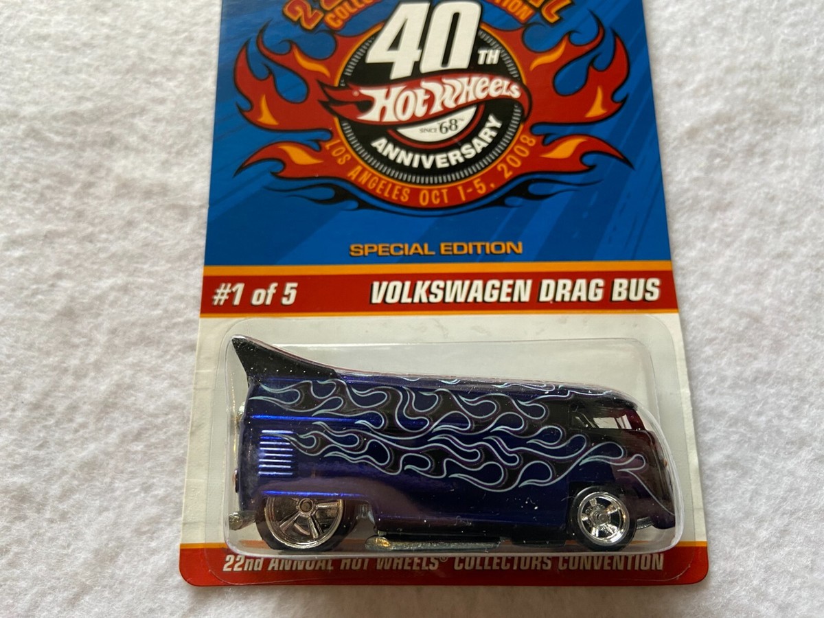 Volkswagen Drag Bus 40th Anniversary Special Edition Hot Wheels 1