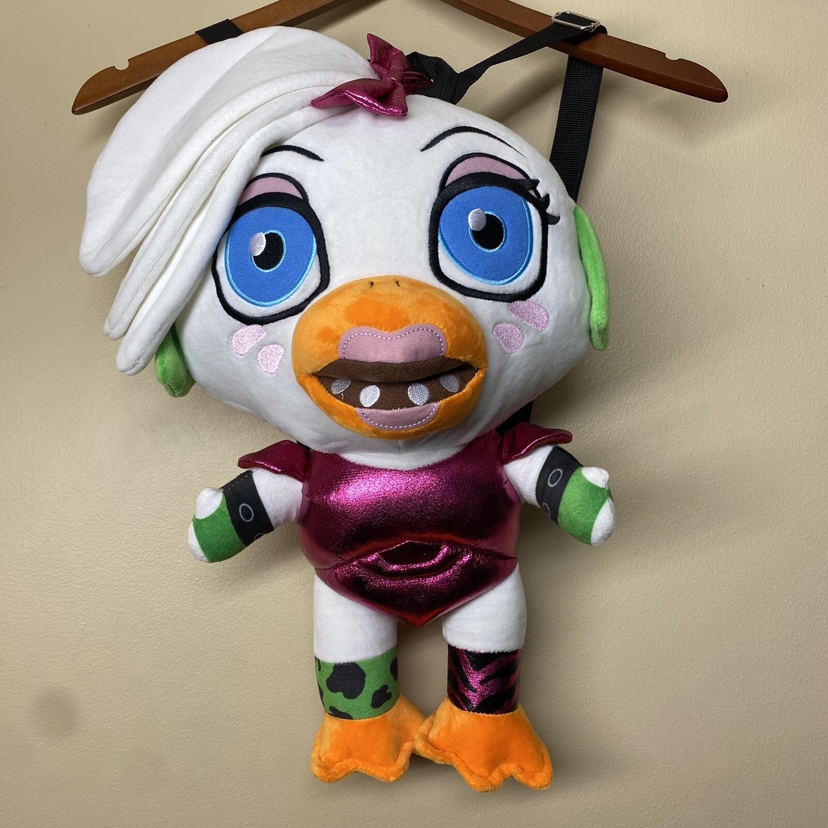 Five Nights At Freddy's FNAF Glamrock Chica Plush Backpack