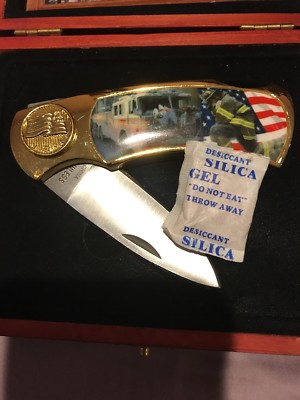 New Folding Knife FIRE DEPARTMENT 