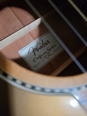 Fender Sonoran Acoustic-Electric Guitar California Series SCE NAT