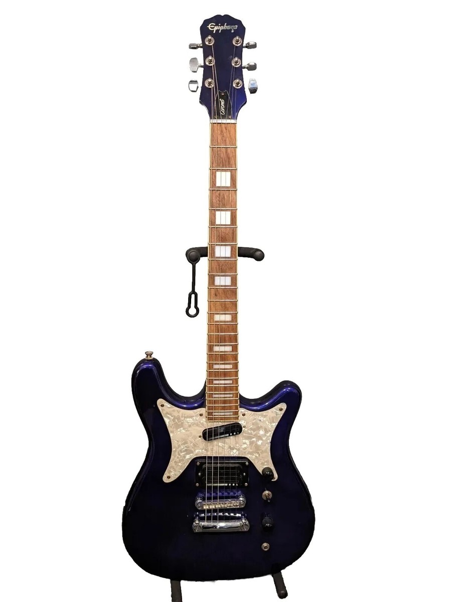 Vintage Epiphone Coronet Reissue 1990's Electric Guitar - Metallic