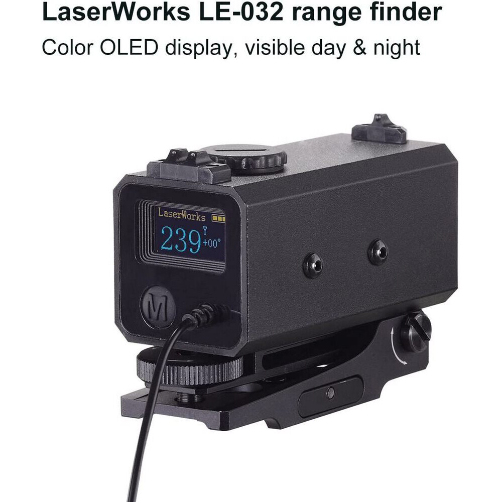 LE-032 Laser Rangefinder Rifle Aim Scope Laser Telescope Bow