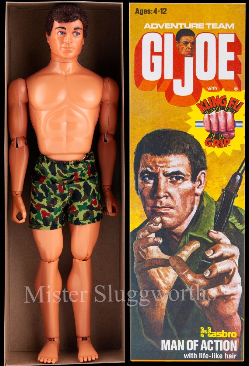 Vintage Hasbro 1975 GI Joe Adventure Team EE Brown Hair Muscle