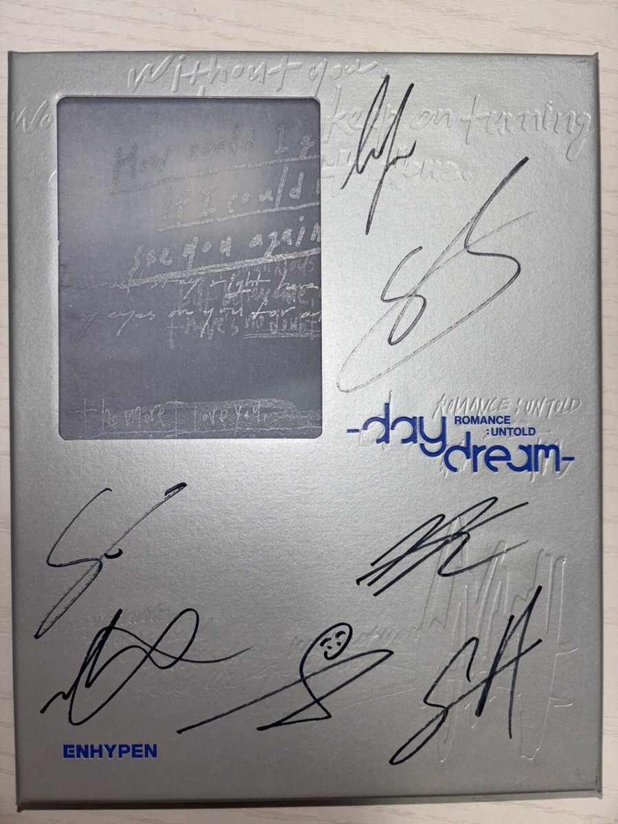 ENHYPEN [ROMANCE : UNTOLD -daydream-] Autographed Signed Album | eBay