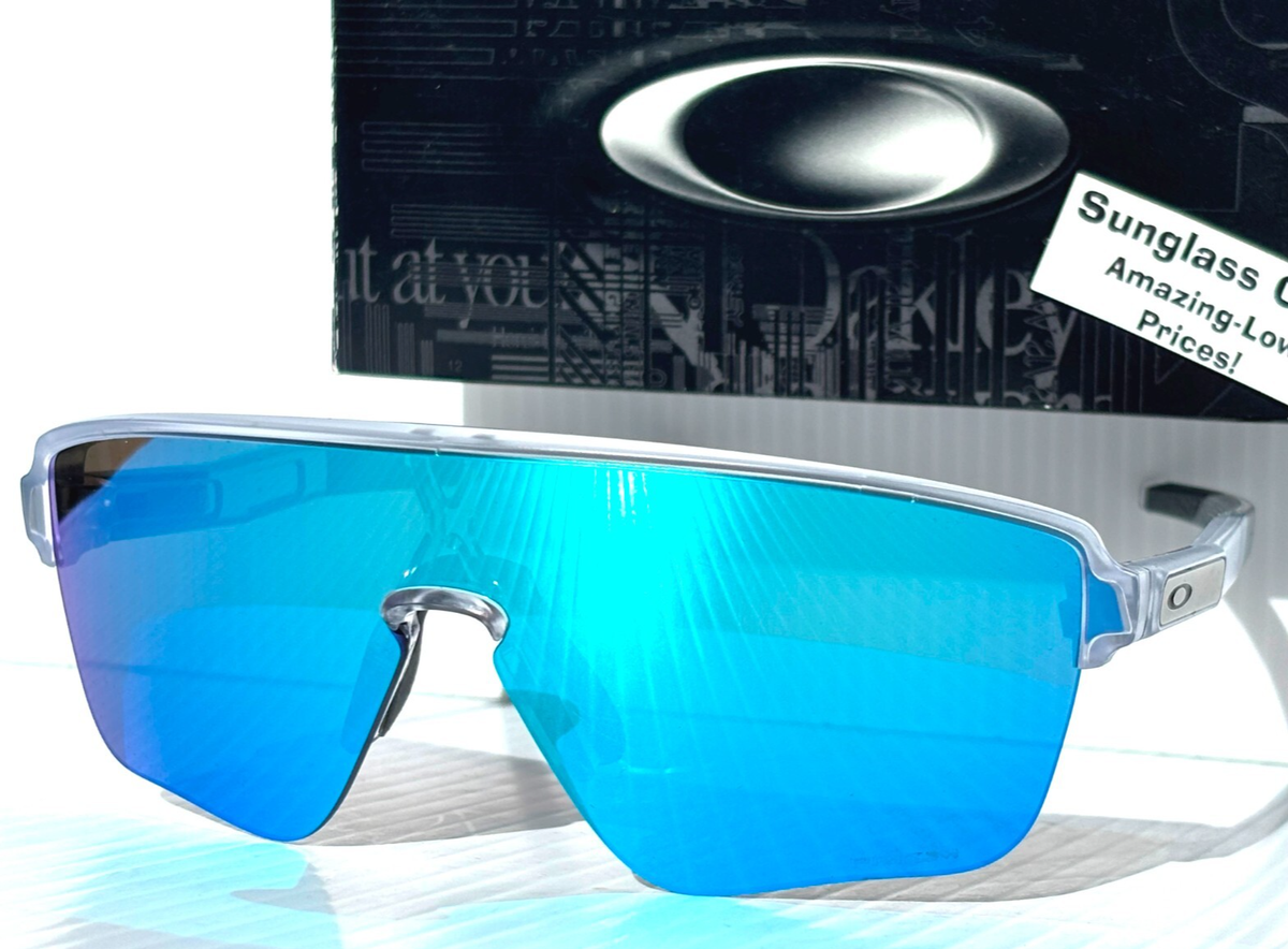 NEW Oakley CORRIDOR SQ Matte Clear PRIZM Sapphire Blue Lens