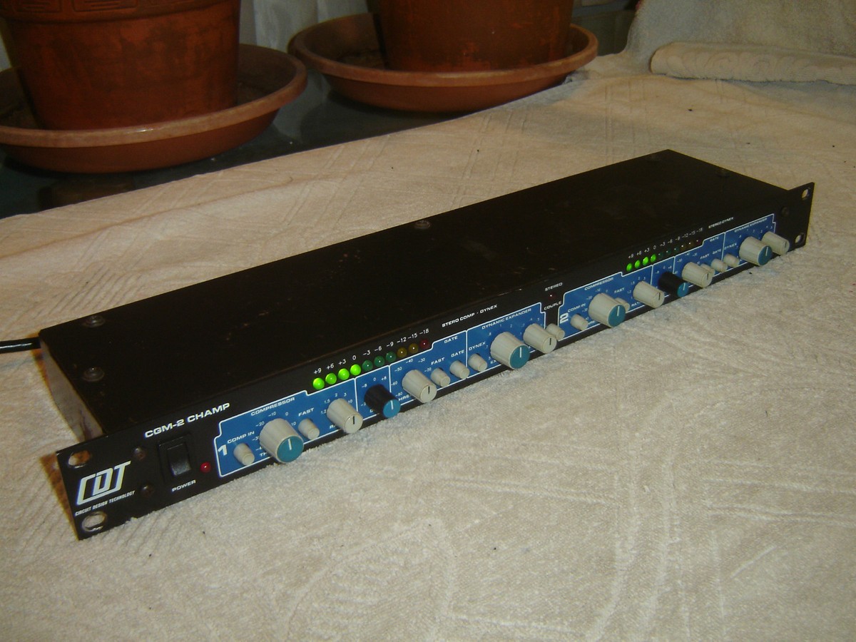 CDT CGM-2 Champ, Compressor, Gate, Expander, Vintage Rack, As Is