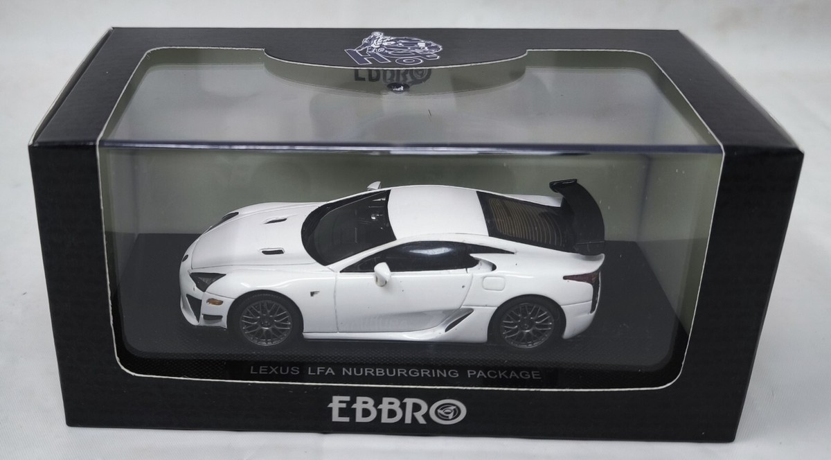 EBBRO 1:43 LEXUS LFA NURBURGRING PACKAGE WHITE 44637 JDM | eBay