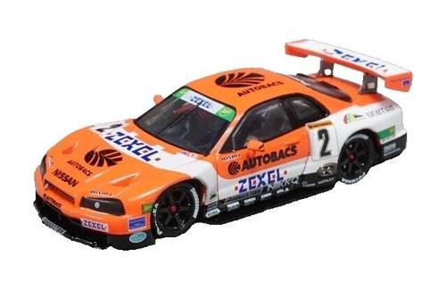 1/43 Ebbro Nissan Skyline GT-R R34 V.SPEC in Dark Silver #58