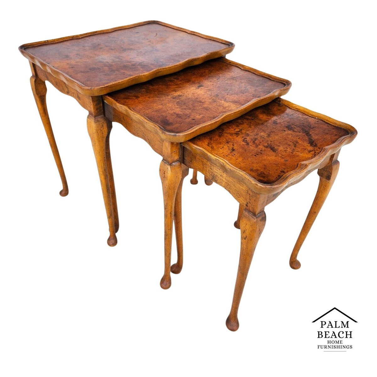 English Nesting Tables by Bevan Funnell Reprodux | eBay